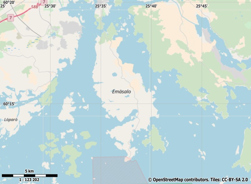 Emäsalo Mappa