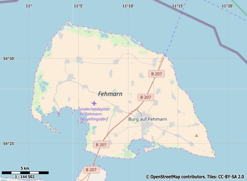 Fehmarn Map