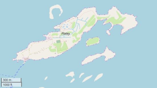 Flatey Map