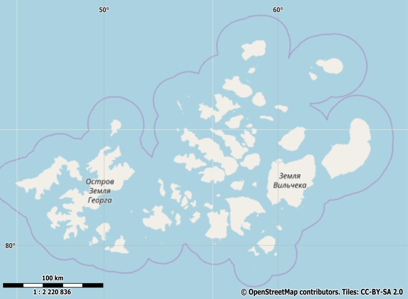 Frans Jozefland Kartta
