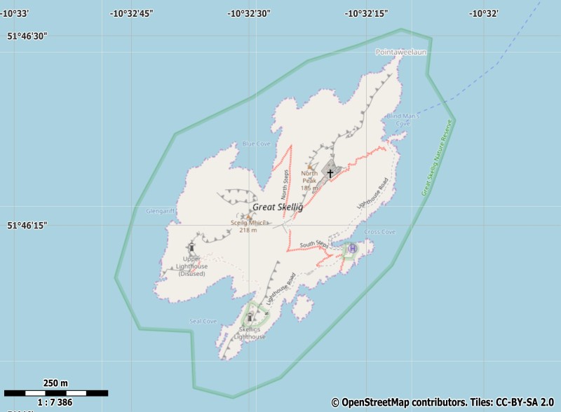 Skellig Rock Great Map
