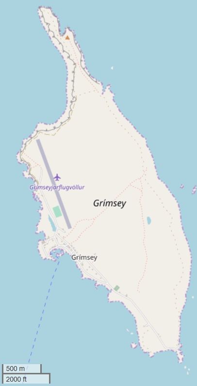 Grímsey карта