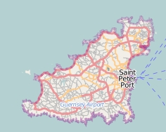 Guernsey Mapa