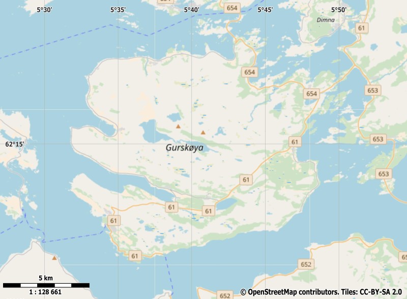 Gurskøya Karta