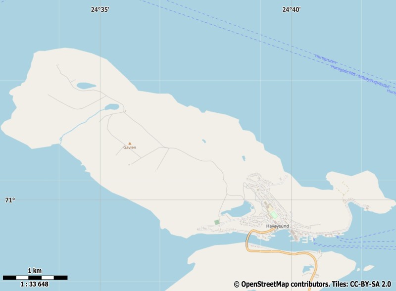 Havøya Karta