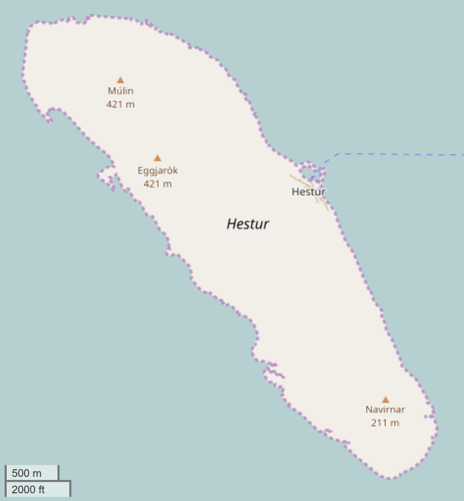Hestur Mapa