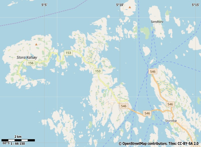 Hundvåko Map