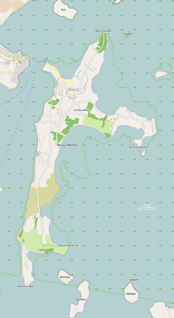 Île-aux-Moines Mapa