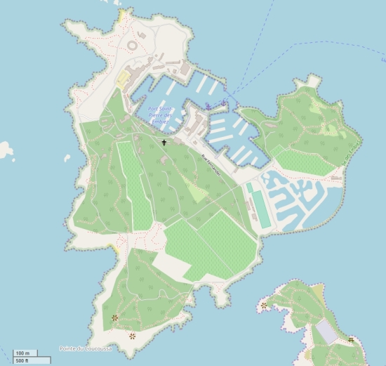 Île des Embiez Kartta