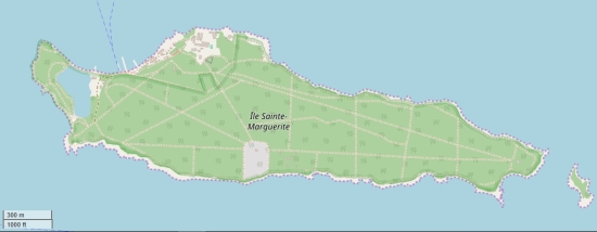 Île Sainte-Marguerite Kartta