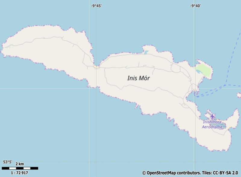 Inishmore Map