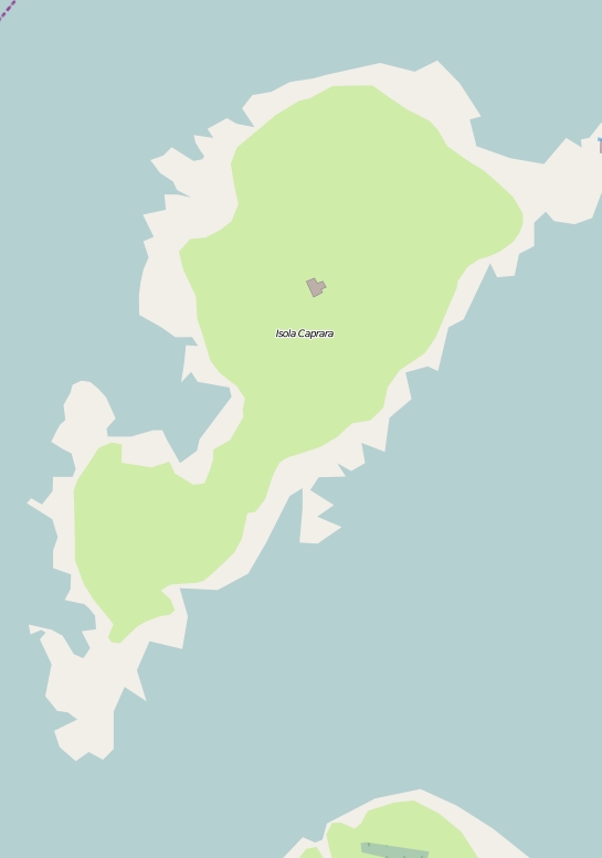 Isola di Capraia Karta