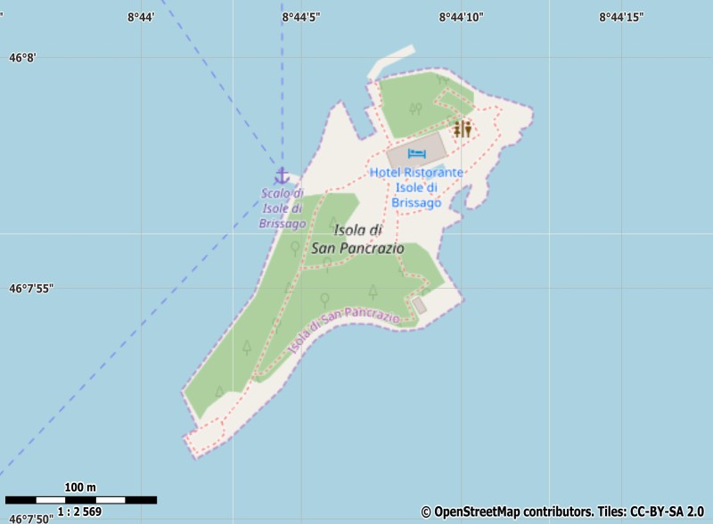 Isola di San Pancrazio Karta