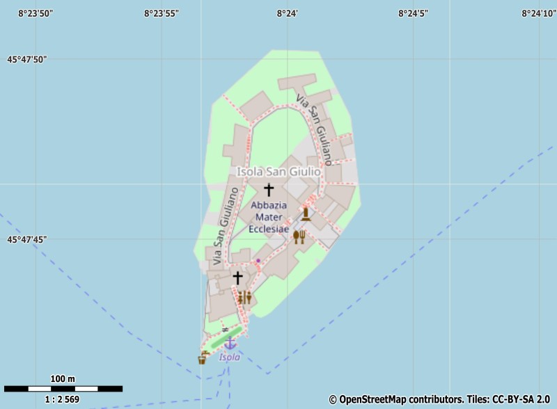 Isola San Giulio Map