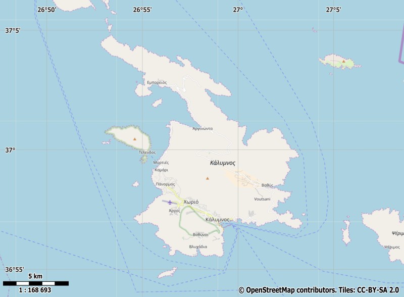 Kalymnos Map