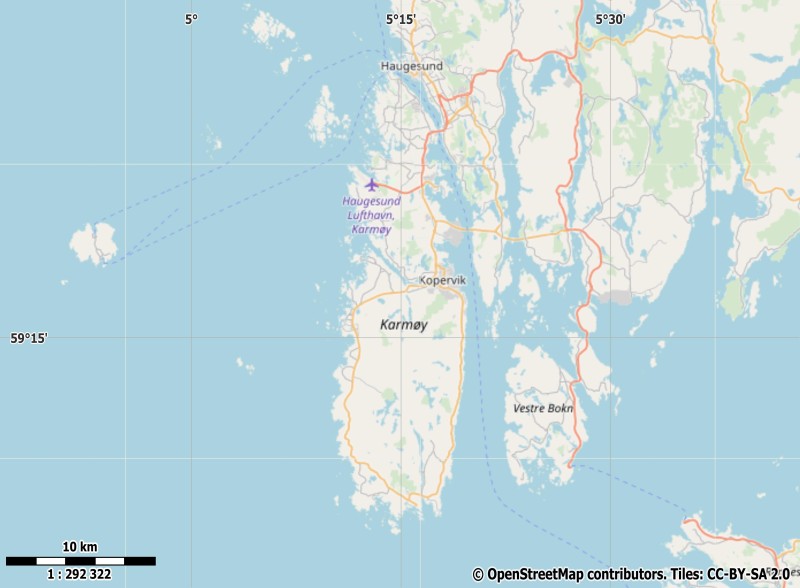 Karmøy Kartta