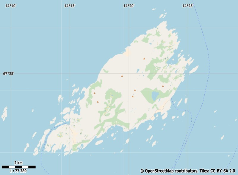 Landegode Mapa