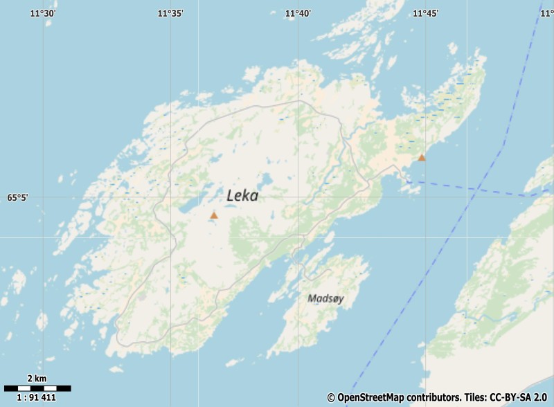 Leka Map