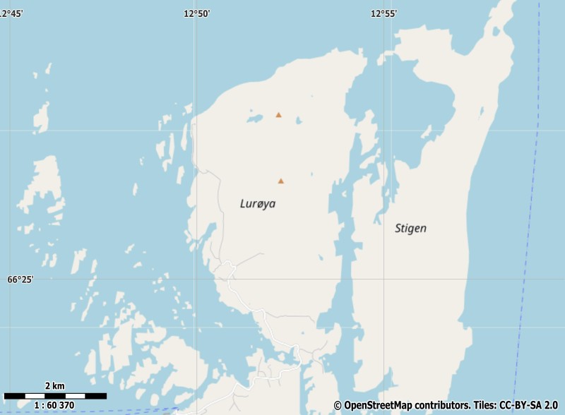 Lurøya Kartta