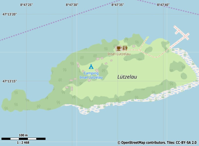 Lützelau Mapa