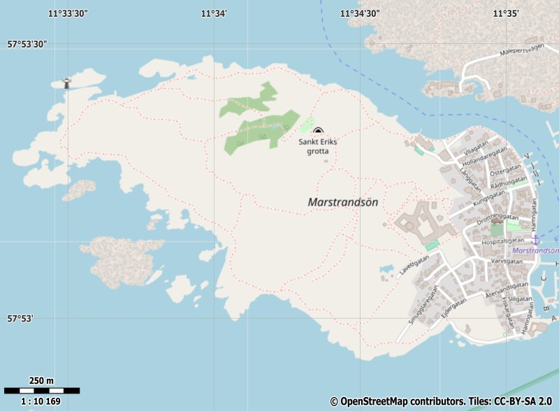 Marstrandsön Karte