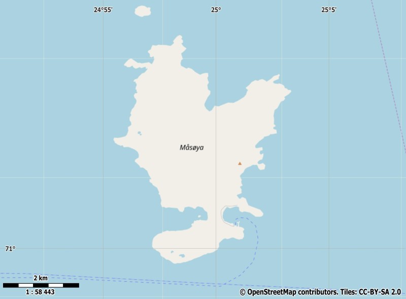 Måsøya Karte