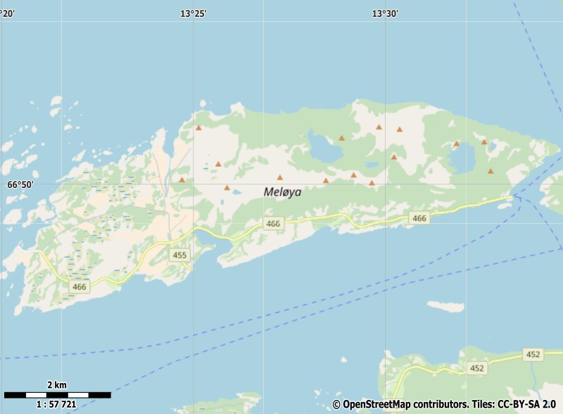 Meløya Mapa