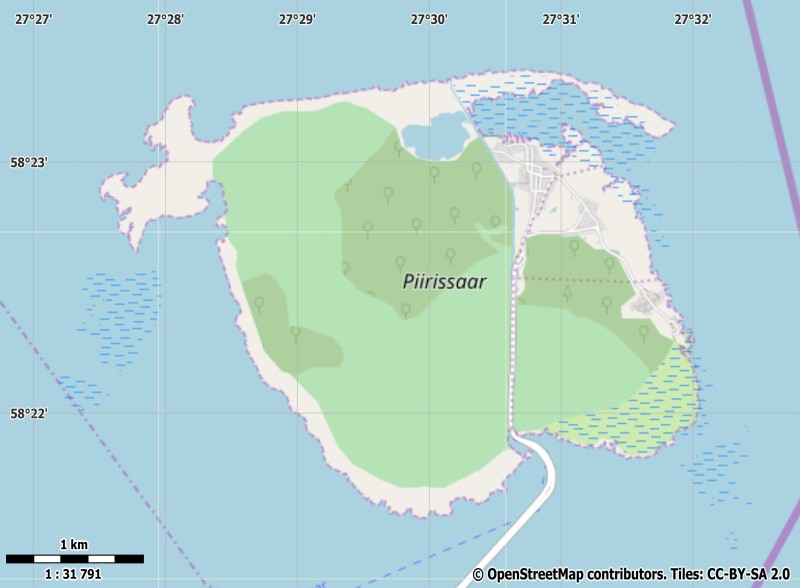 Piirissaare Mapa