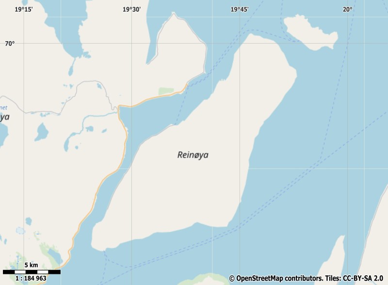 Reinøya Kartta