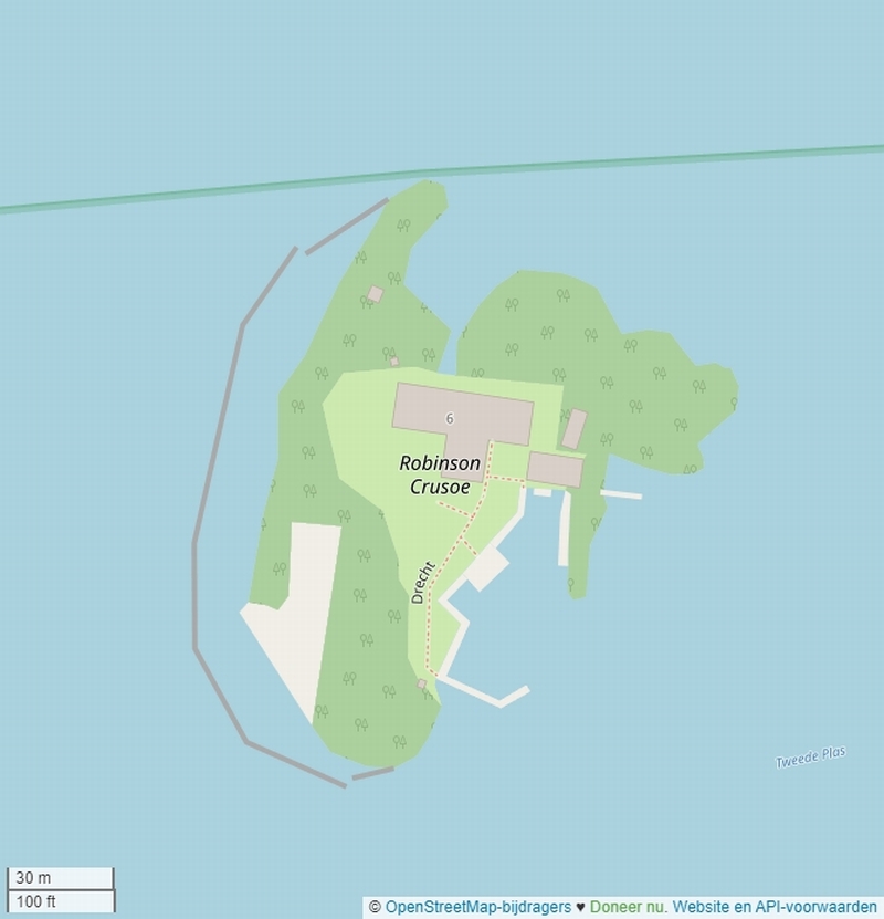 Robinson Cruso Loosdrechtse Plassen Mapa