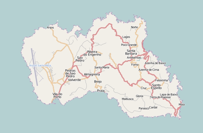 Santa Maria Mapa