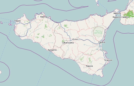 Sicilië карта