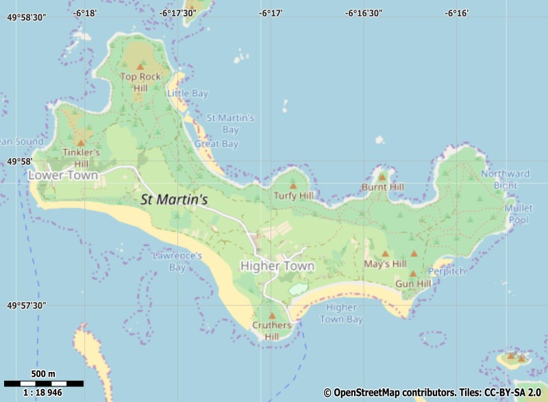 St Martins карта