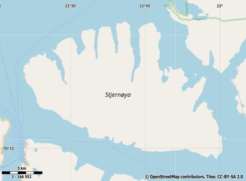 Stjernøya карта