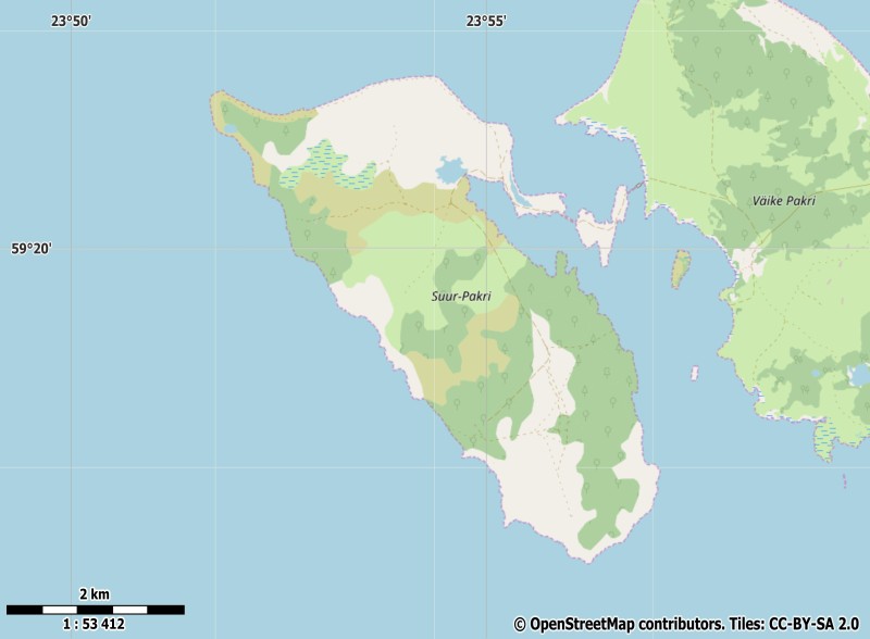 Suur-Pakri карта