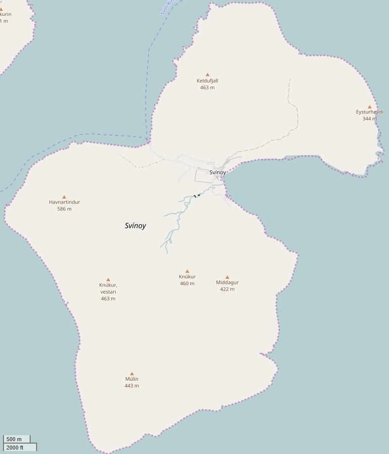 Svínoy Map