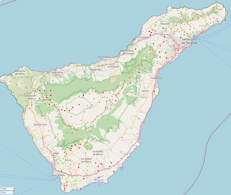 Tenerife карта
