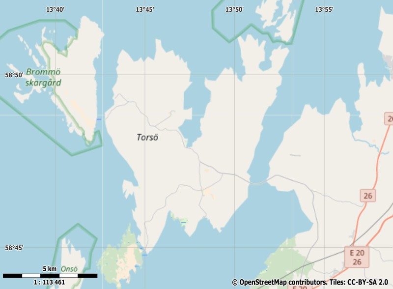 Torsö Map