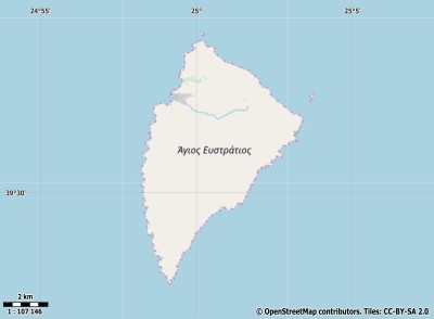 Άγιος Ευστράτιος map