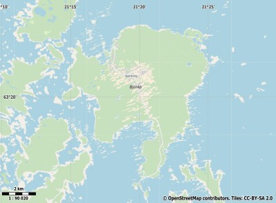 Björkö map