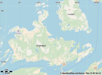 Engeløya map