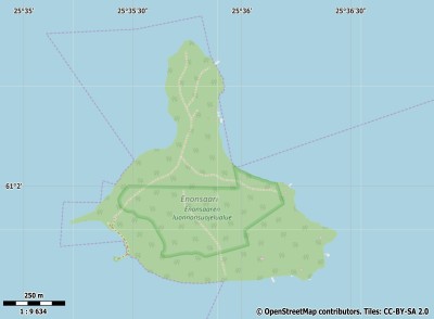 Enonsaari map