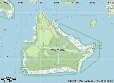 Herreninsel map