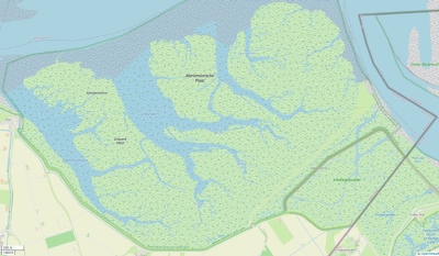 Хет Вердронкен Ланд ван Саефтингхе map