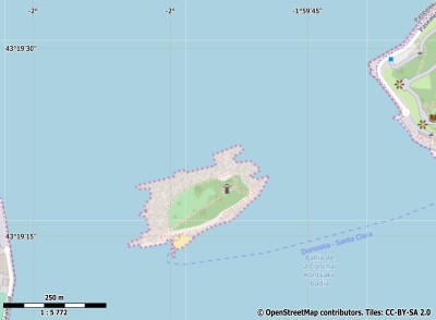 Isla de Santa Clara map