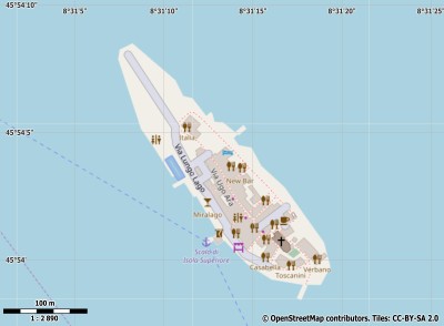 Isola dei Pescatori map
