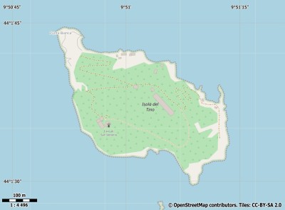 Isola del Tino map