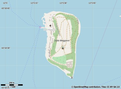 Isola Maggiore map