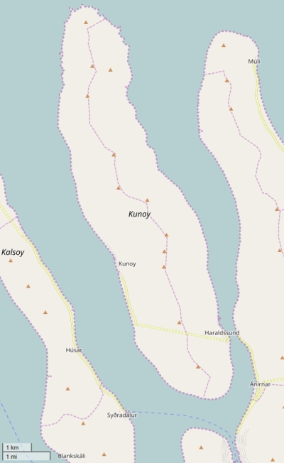 Kunoy map