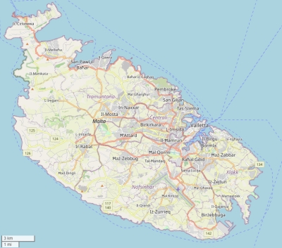 Мальта map